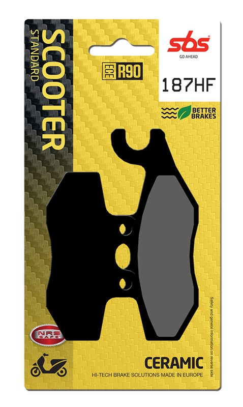 SBS Motorcycle Brake Pads 187HF