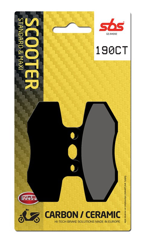 SBS Motorcycle Brake Pads 190CT