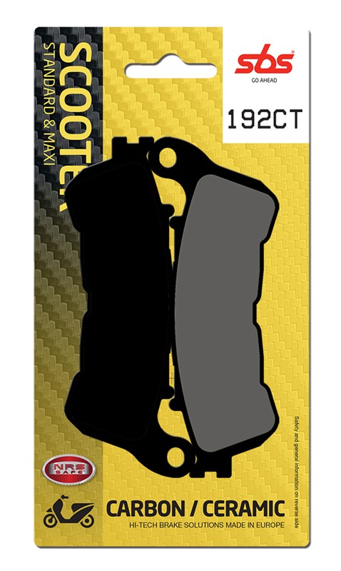 SBS Motorcycle Brake Pads 192CT