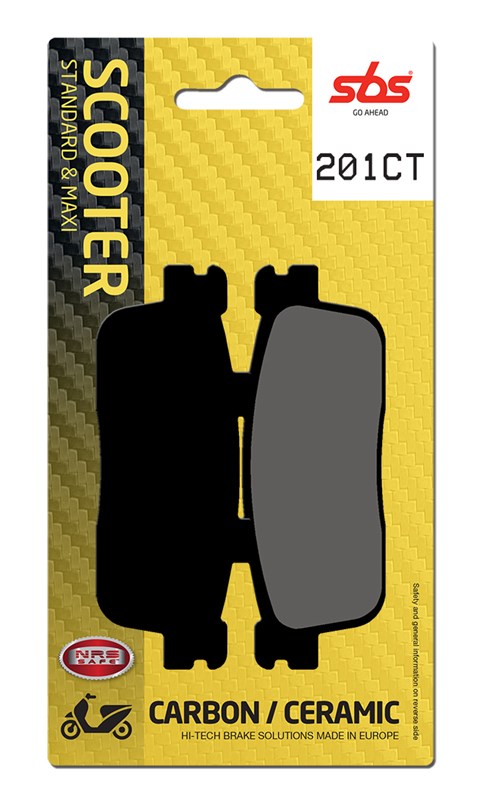 SBS Motorcycle Brake Pads 201CT