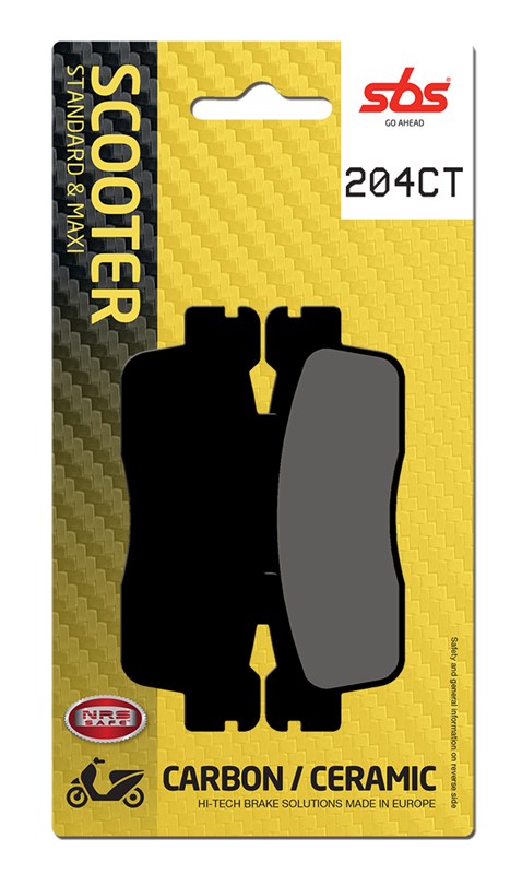 SBS Motorcycle Brake Pads 204CT