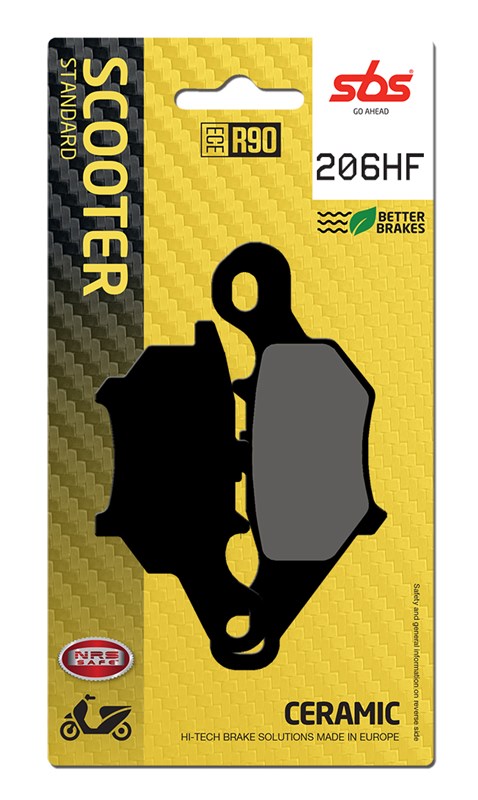 SBS Motorcycle Brake Pads 206HF