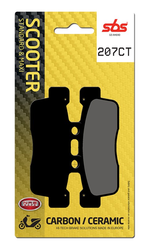 SBS Motorcycle Brake Pads 207CT