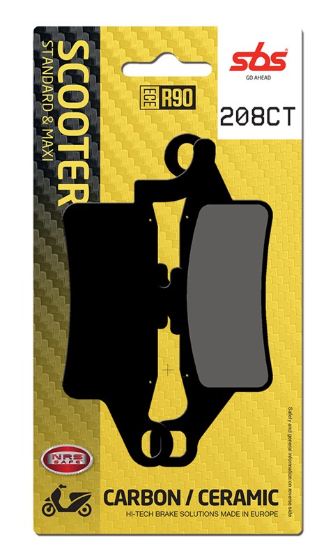 SBS Motorcycle Brake Pads 208CT