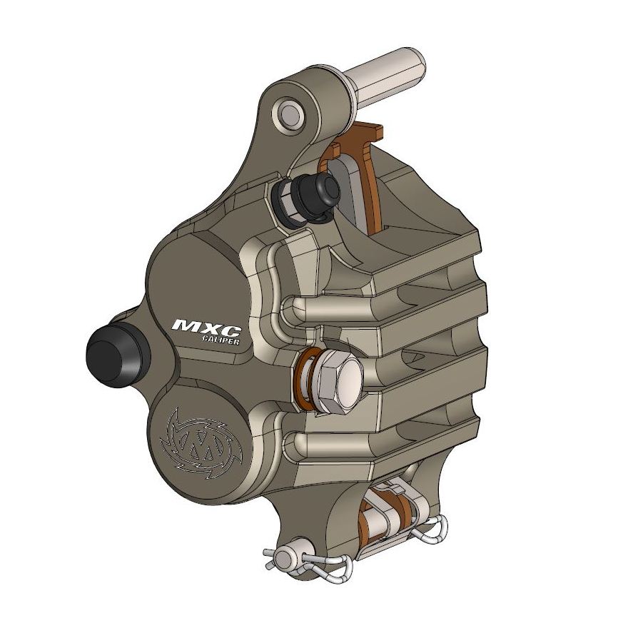 Moto-Master Motorcycle MXC Front Caliper 210105