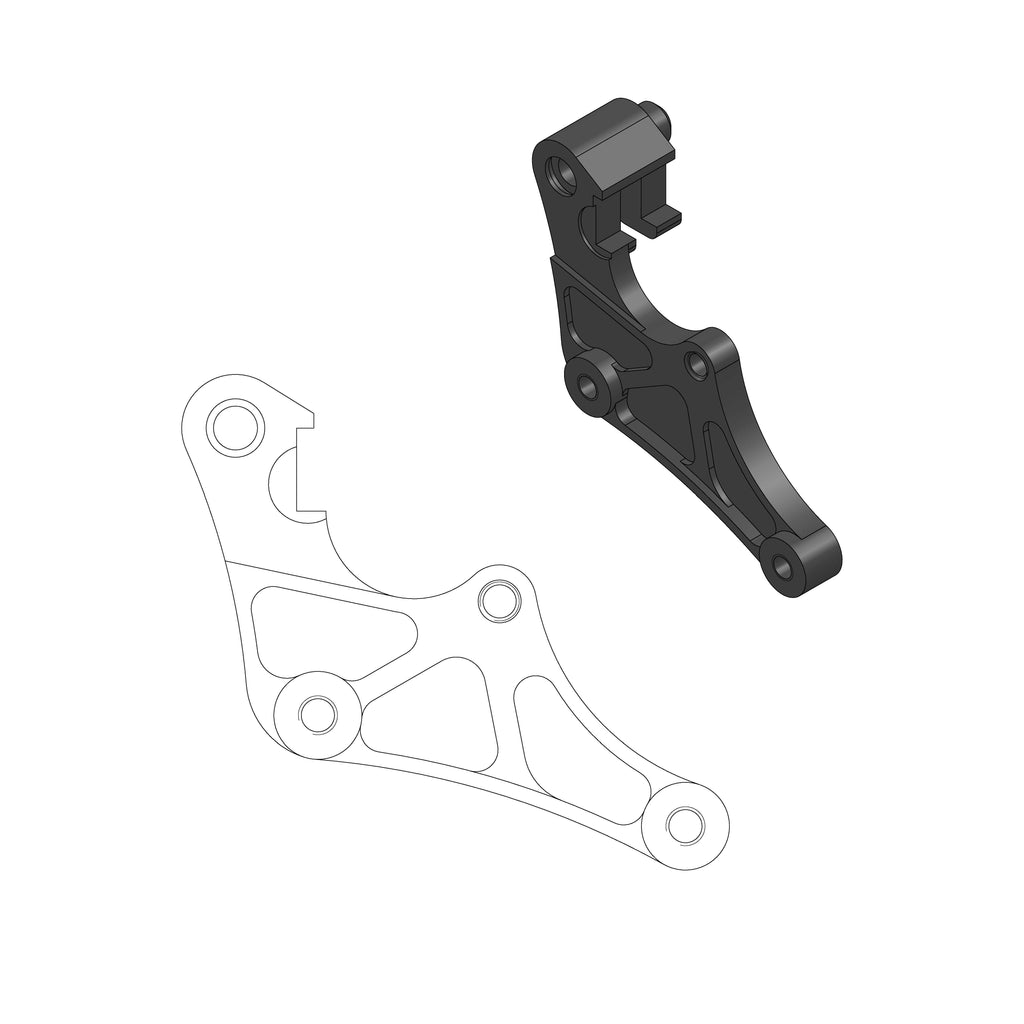 Moto-Master Motorcycle Caliper adapter bracket 211074