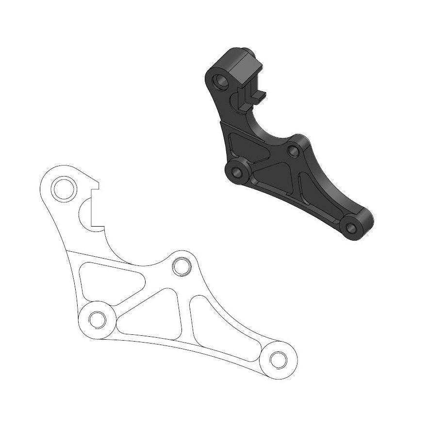 Moto-Master Motorcycle Caliper adapter bracket 211106