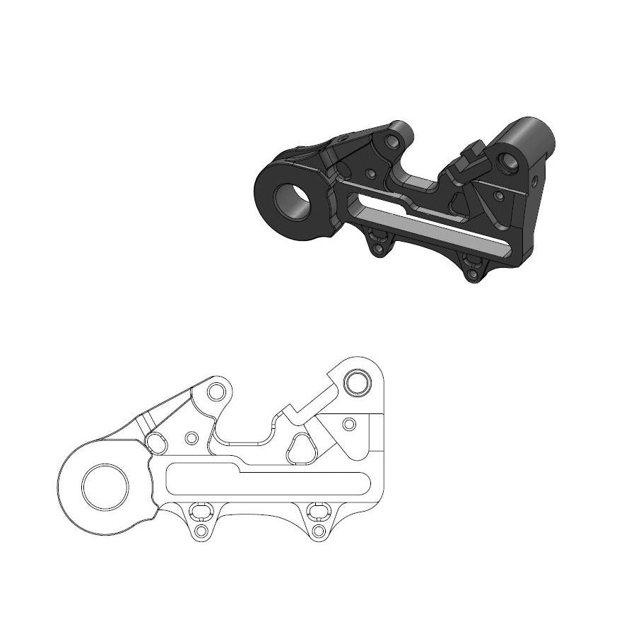 Moto-Master Motorcycle Caliper adapter bracket 211108