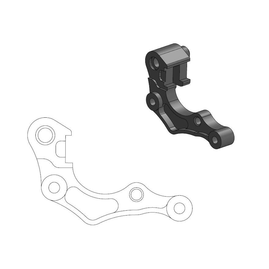 Moto-Master Motorcycle Caliper adapter bracket 211118
