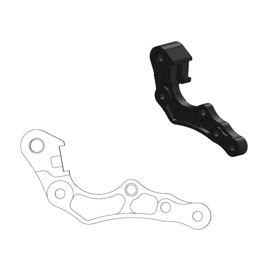 Moto-Master Motorcycle Caliper adapter bracket 211125