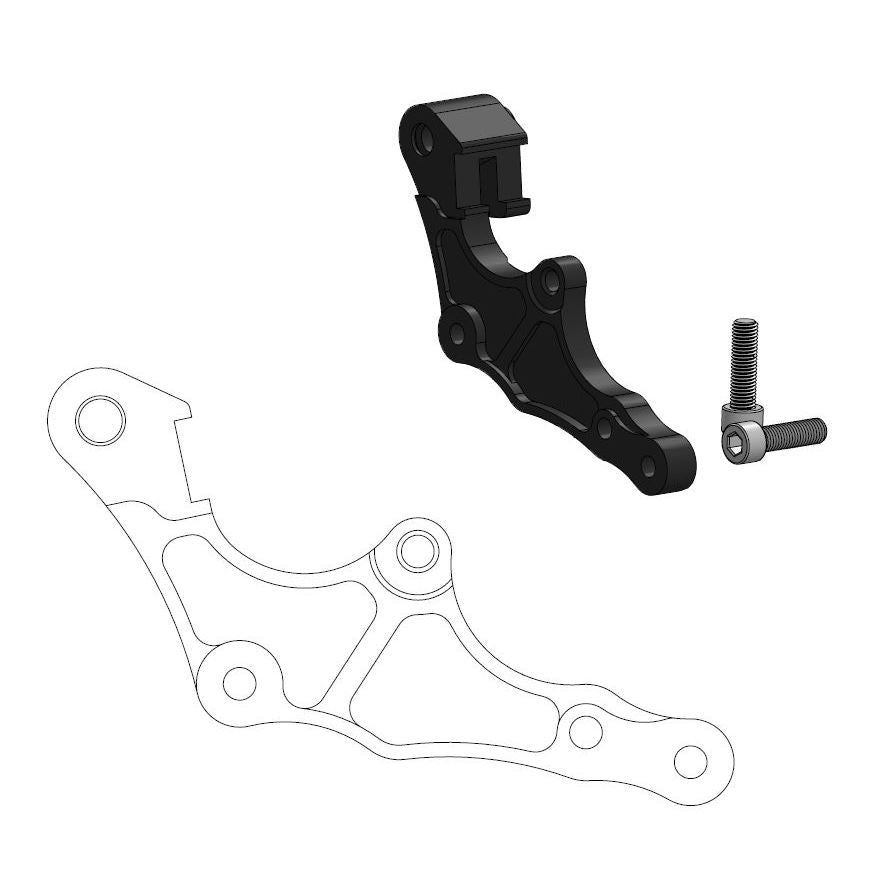 Moto-Master Motorcycle Caliper adapter bracket 211126