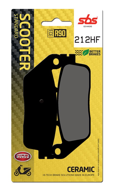 SBS Motorcycle Brake Pads 212HF