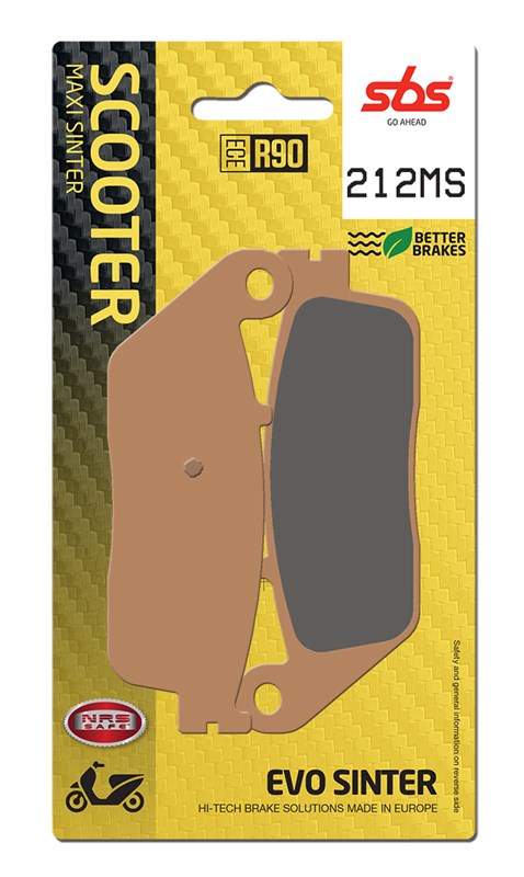 SBS Motorcycle Brake Pads 212MS