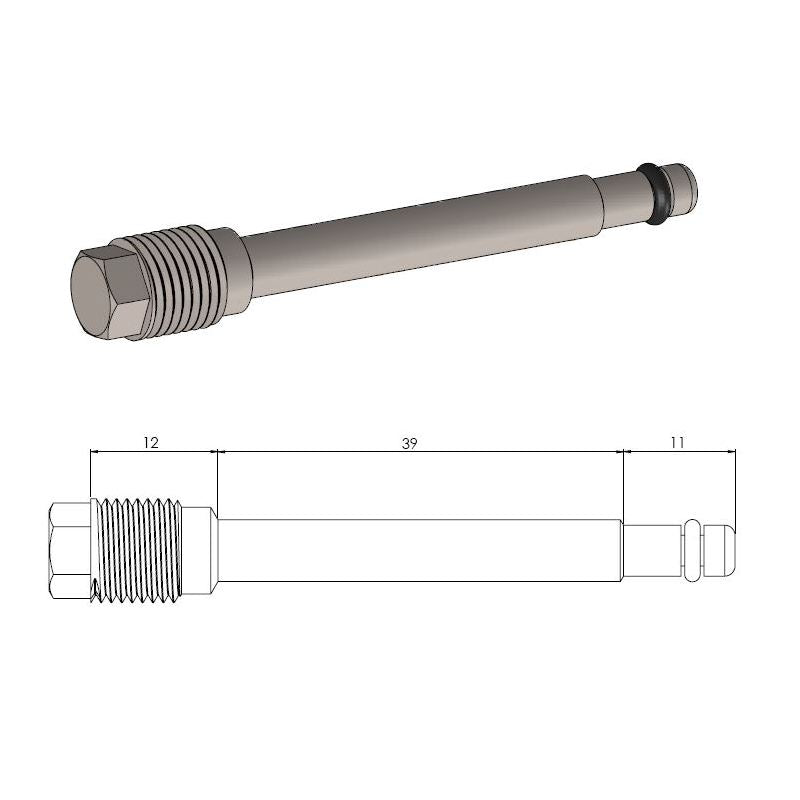 Moto-Master Rear Brake Pad Pin 213023