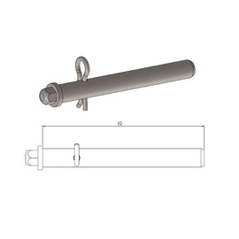 Moto-Master Front Brake Pad Pin 213029