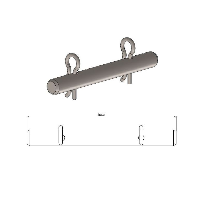Moto-Master Brake Pad Pin 213033