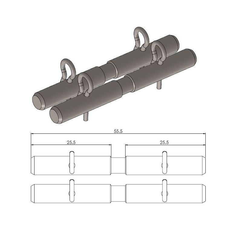 Moto-Master Brake Pad Pin 213036