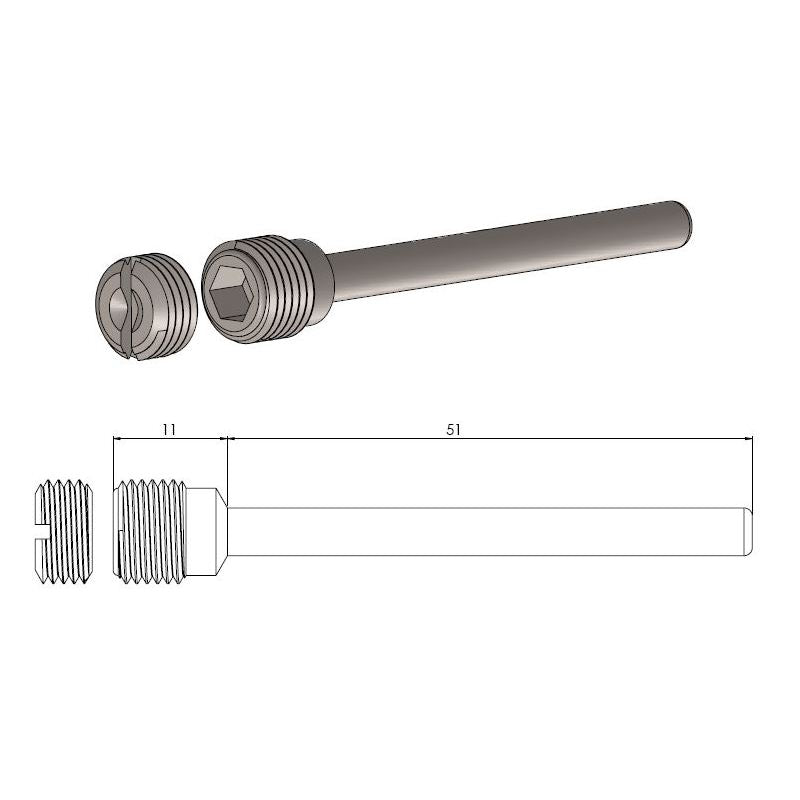 Moto-Master Brake Pad Pin 213047