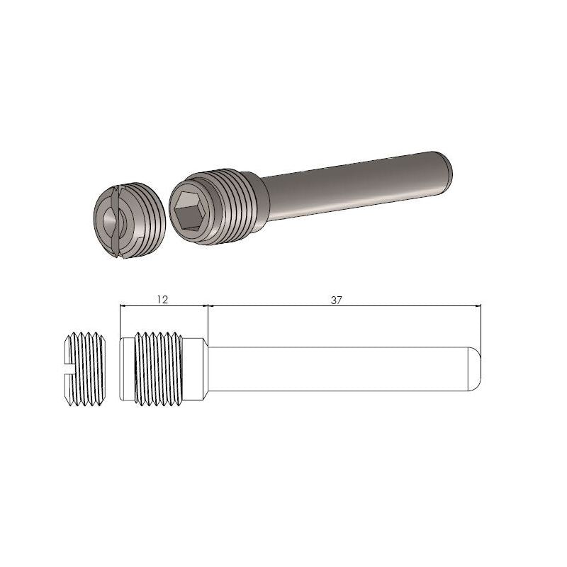 Moto-Master Front Brake Pad Pin 213048