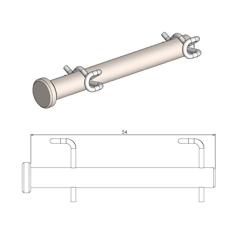Moto-Master Brake Pad Pin 213077