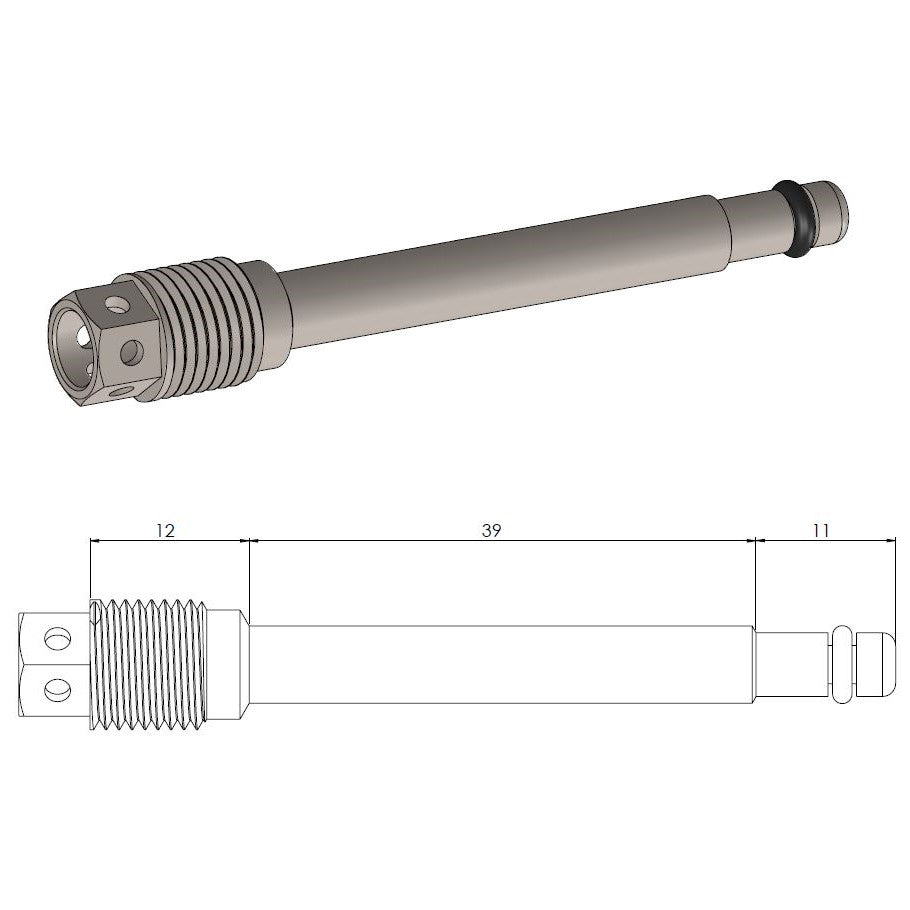 Moto-Master Race Drilled Brake pad pin 213124