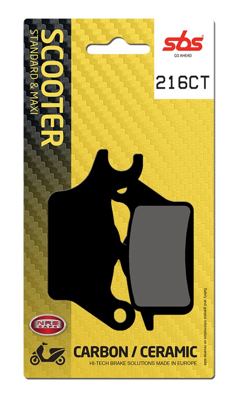 SBS Motorcycle Brake Pads 216CT