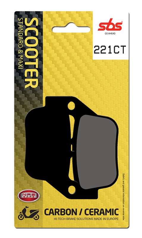 SBS Motorcycle Brake Pads 221CT
