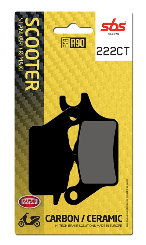 SBS Motorcycle Brake Pads 222CT