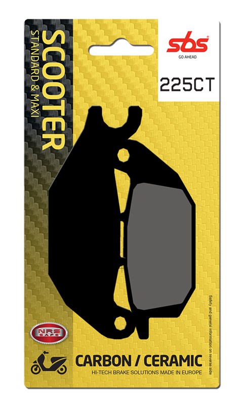 SBS Motorcycle Brake Pads 225CT