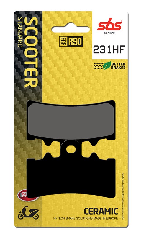 SBS Motorcycle Brake Pads 231HF