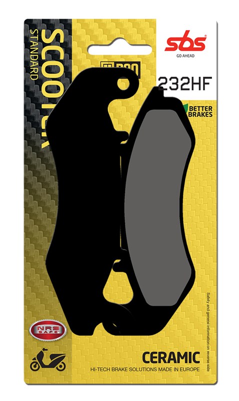 SBS Motorcycle Brake Pads 232HF