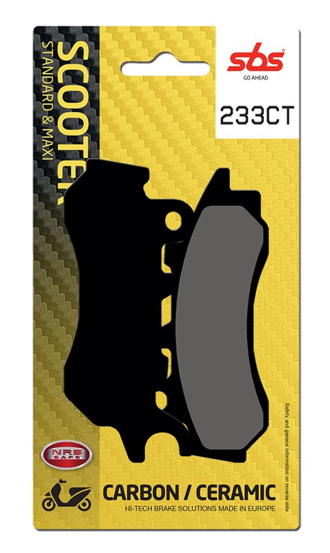 SBS Motorcycle Brake Pads 233CT