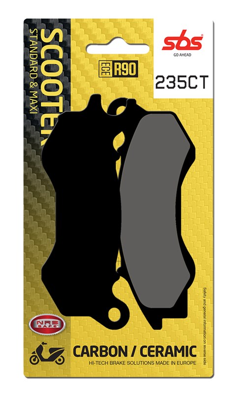 SBS Motorcycle Brake Pads 235CT