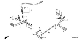 Honda Pedal Gearshift 24705-MBW-000