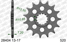 Load image into Gallery viewer, AFAM Standard Motorcycle Steel Front Sprocket 28404