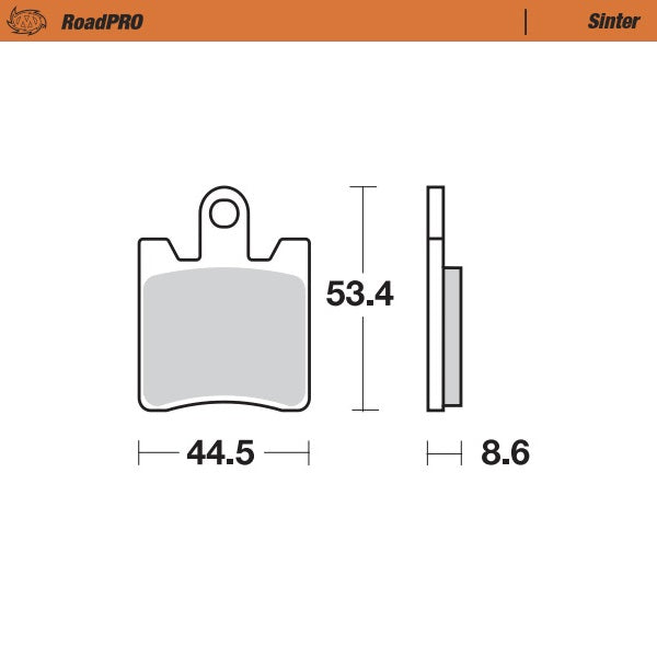 Moto-Master Motorcycle Brake Pads 400103