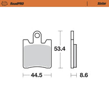 Load image into Gallery viewer, Moto-Master Motorcycle Brake Pads 400103