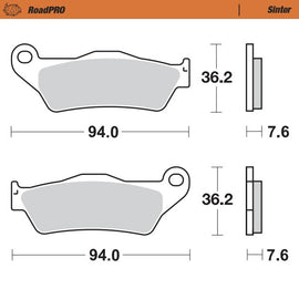 Moto-Master Motorcycle Brake Pads 400203