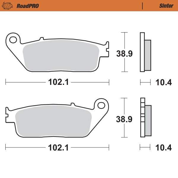 Brake Pad for Yamaha X-City 250 (2005–2022) - Moto-Master 400503