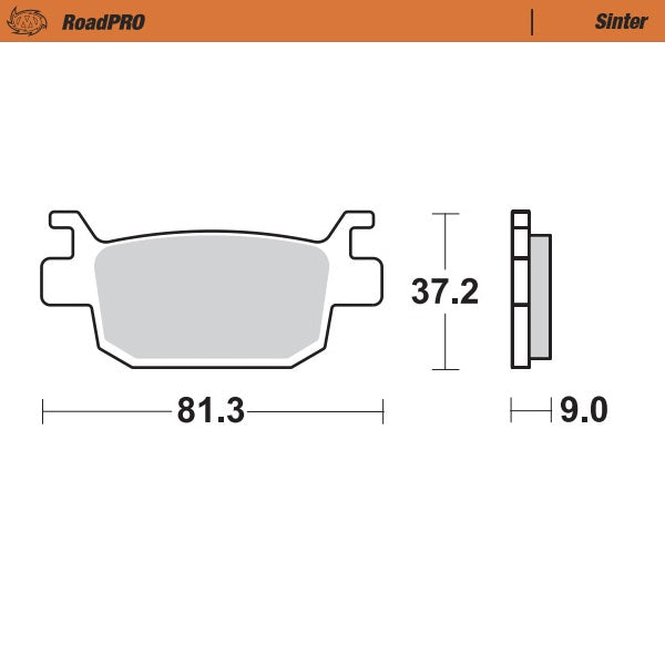Moto-Master Motorcycle Brake Pads 401203