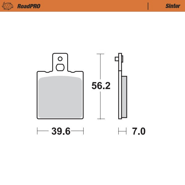 Moto-Master Motorcycle Brake Pads 401702