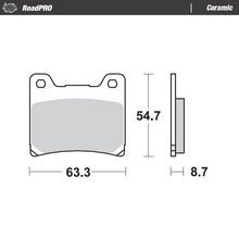 Load image into Gallery viewer, Brake Pad for Yamaha V-Max 1200 (1973–2009) - Moto-Master 401804