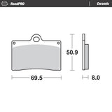 Moto-Master Motorcycle Brake Pads 402004