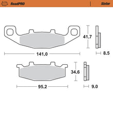 Load image into Gallery viewer, Moto-Master Motorcycle Brake Pads 402101