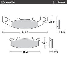 Load image into Gallery viewer, Moto-Master Motorcycle Brake Pads 402104