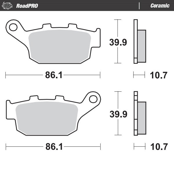Moto-Master Motorcycle Brake Pads 402204