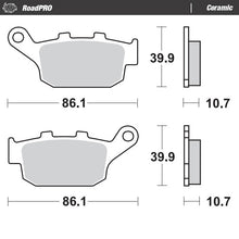 Load image into Gallery viewer, Moto-Master Motorcycle Brake Pads 402204