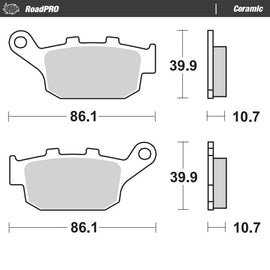 Moto-Master Motorcycle Brake Pads 402204