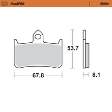 Load image into Gallery viewer, Moto-Master Motorcycle Brake Pads 402301