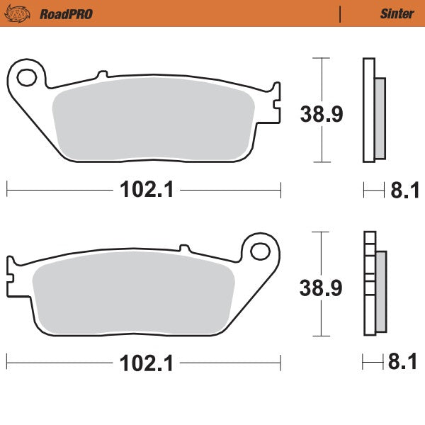 Moto-Master Motorcycle Brake Pads 402501